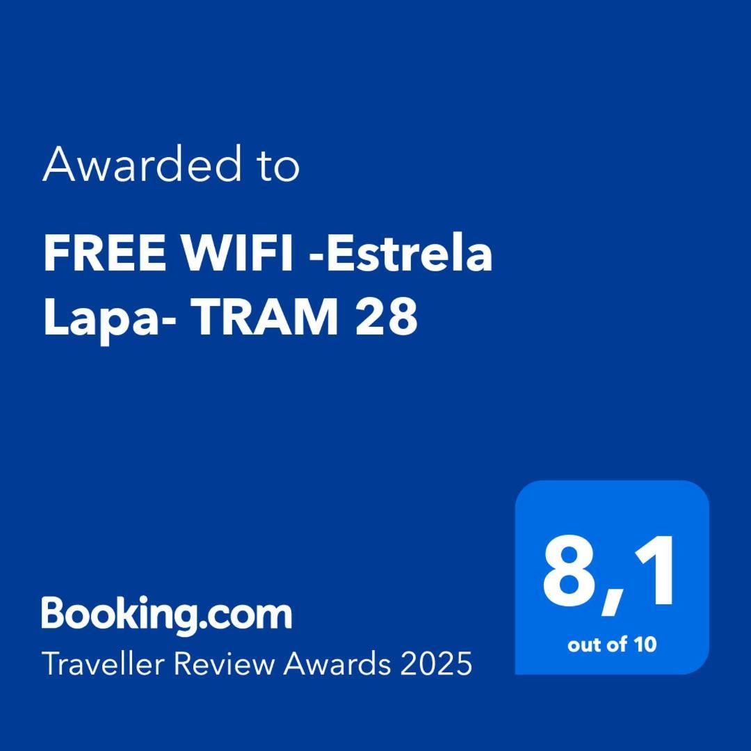 شقة Free Wifi -Estrela Lapa- Tram 28 Lisboa المظهر الخارجي الصورة